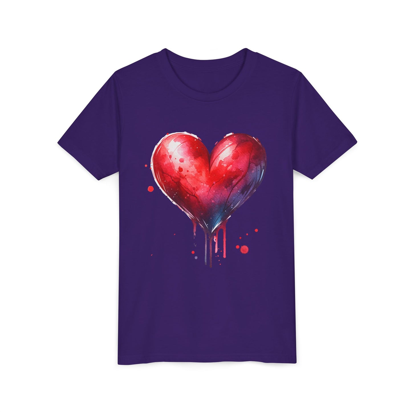 Colorful Heart Youth Short Sleeve Tee