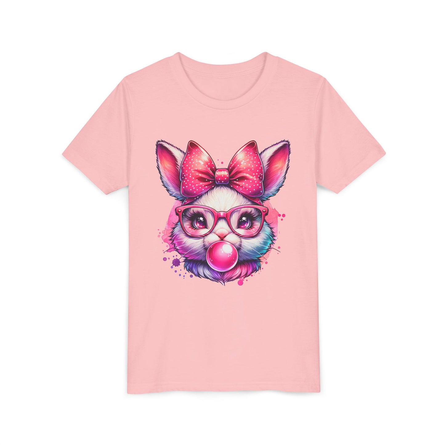 Cute Bunny Graphic Youth Tee
