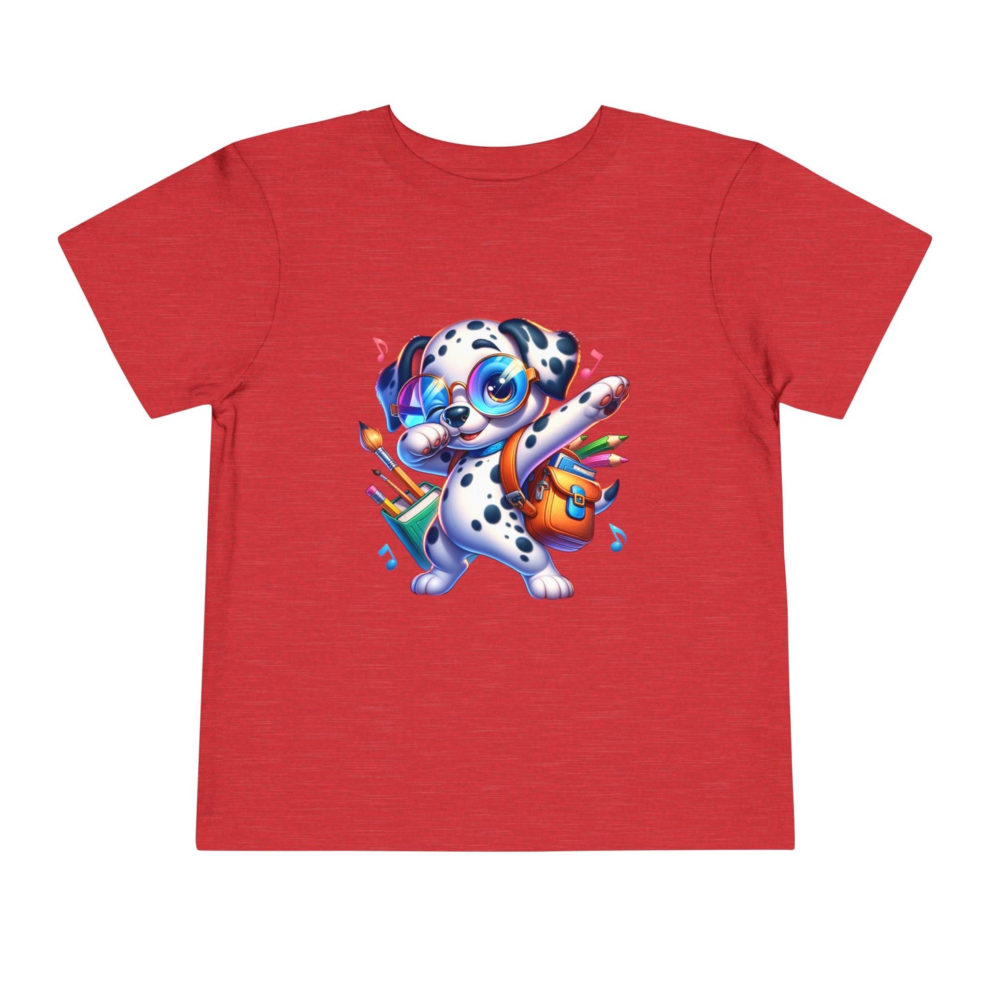 Artistic Dalmatian Toddler T-Shirt | Cute Dog Design for Kids | Fun & Playful Wear