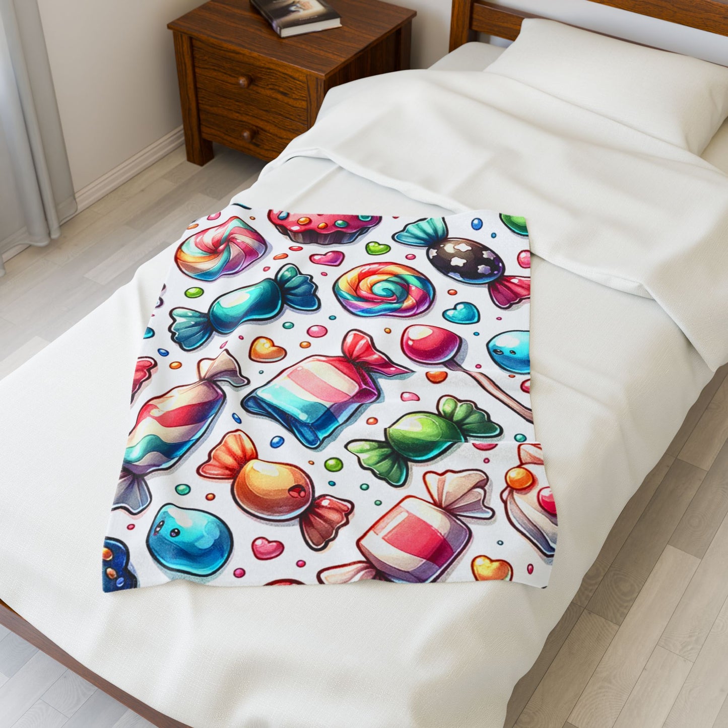 Sweet Treats Velveteen Plush Blanket