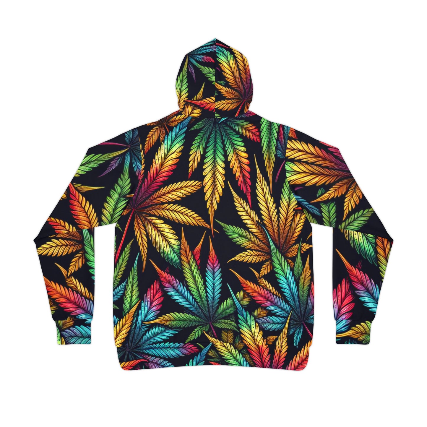 Vibrant Herb Print Hoodie
