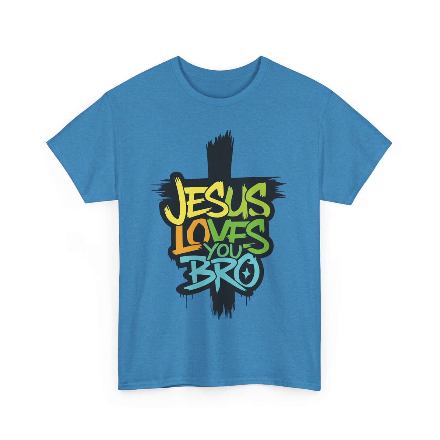 Jesus Loves You Bro Unisex Heavy Cotton Tee - Inspirational Casual Shirt