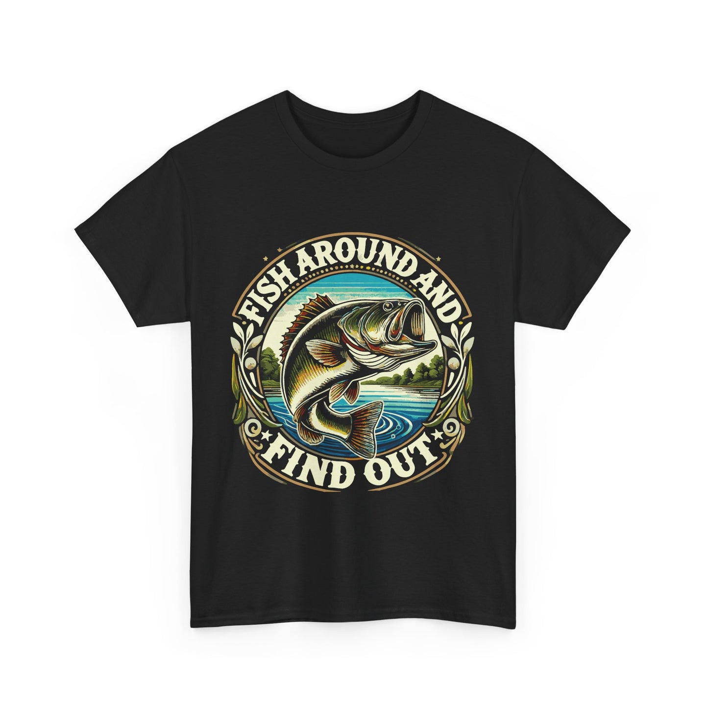 Fisherman’s Paradise Unisex Heavy Cotton Tee - Fun Fishing Design