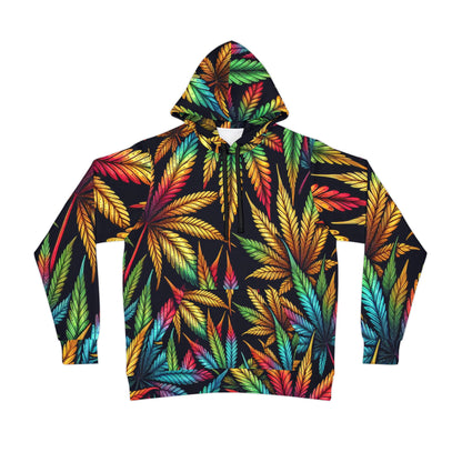 Vibrant Herb Print Hoodie