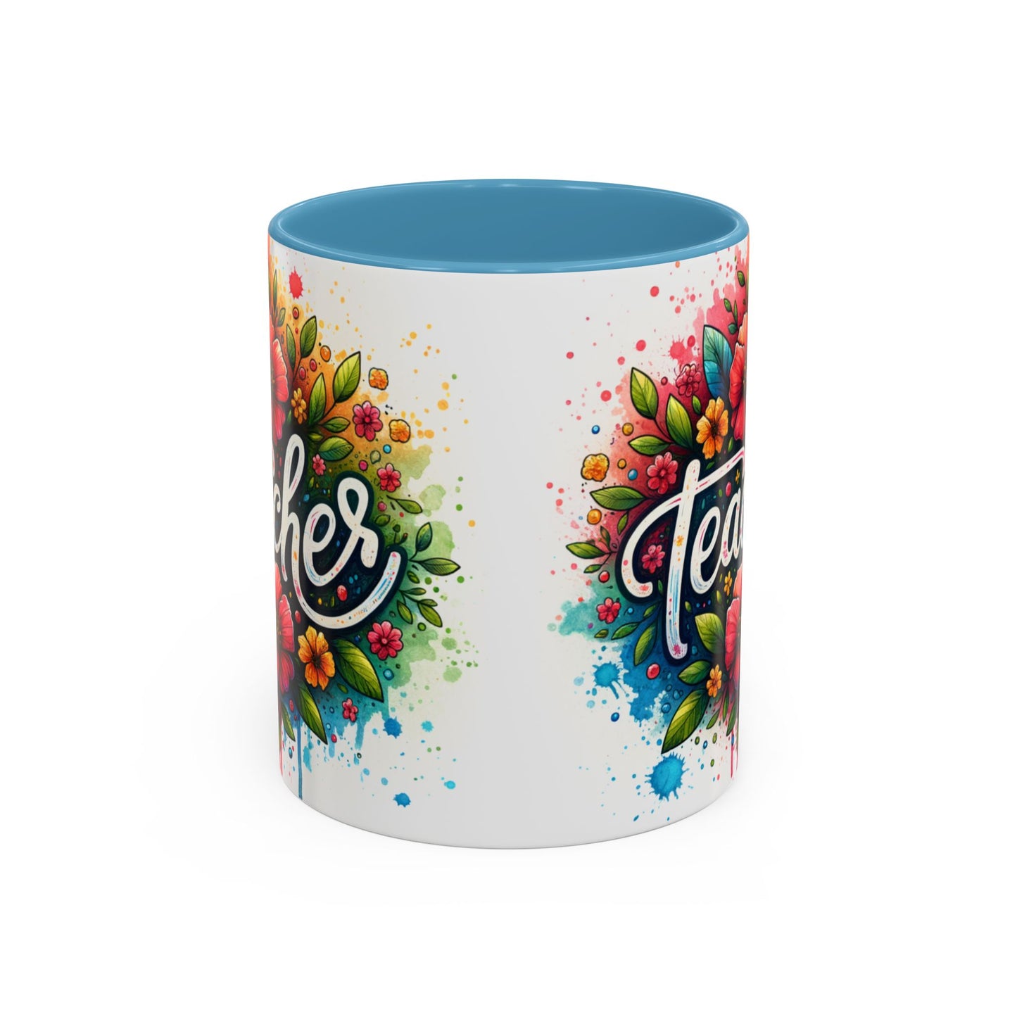 Floral Teacher Coffee Mug