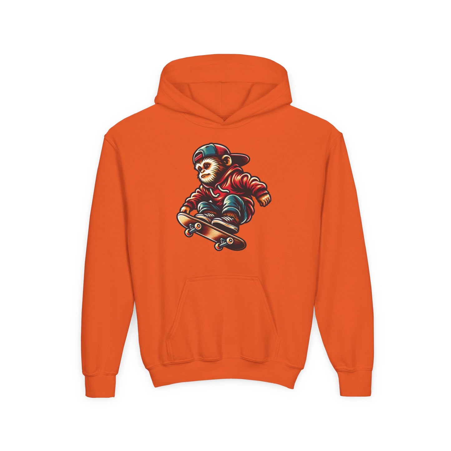 Skateboarding Bear Youth Hoodie