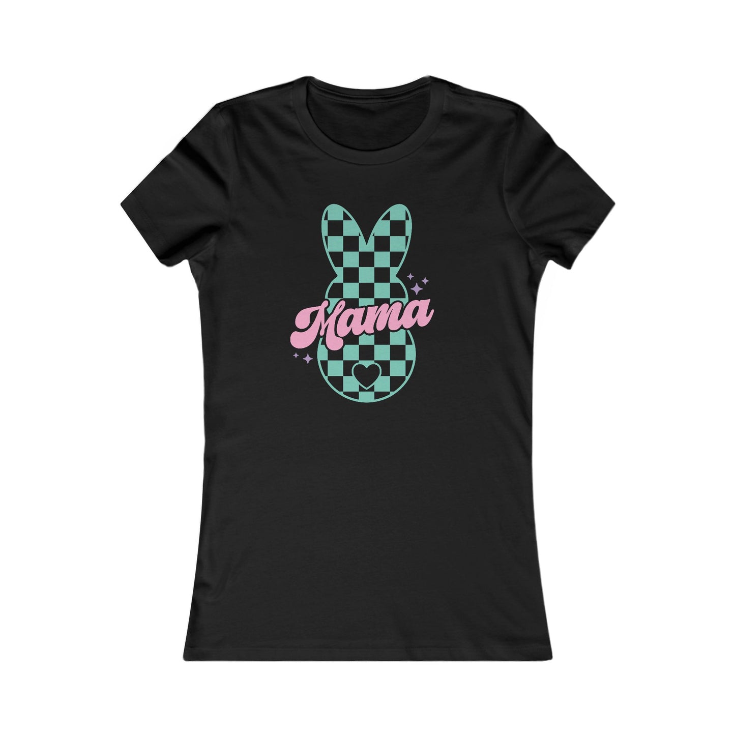 Cute Mama Bunny Graphic Tee for Women - Perfect for Easter & Casual Wear