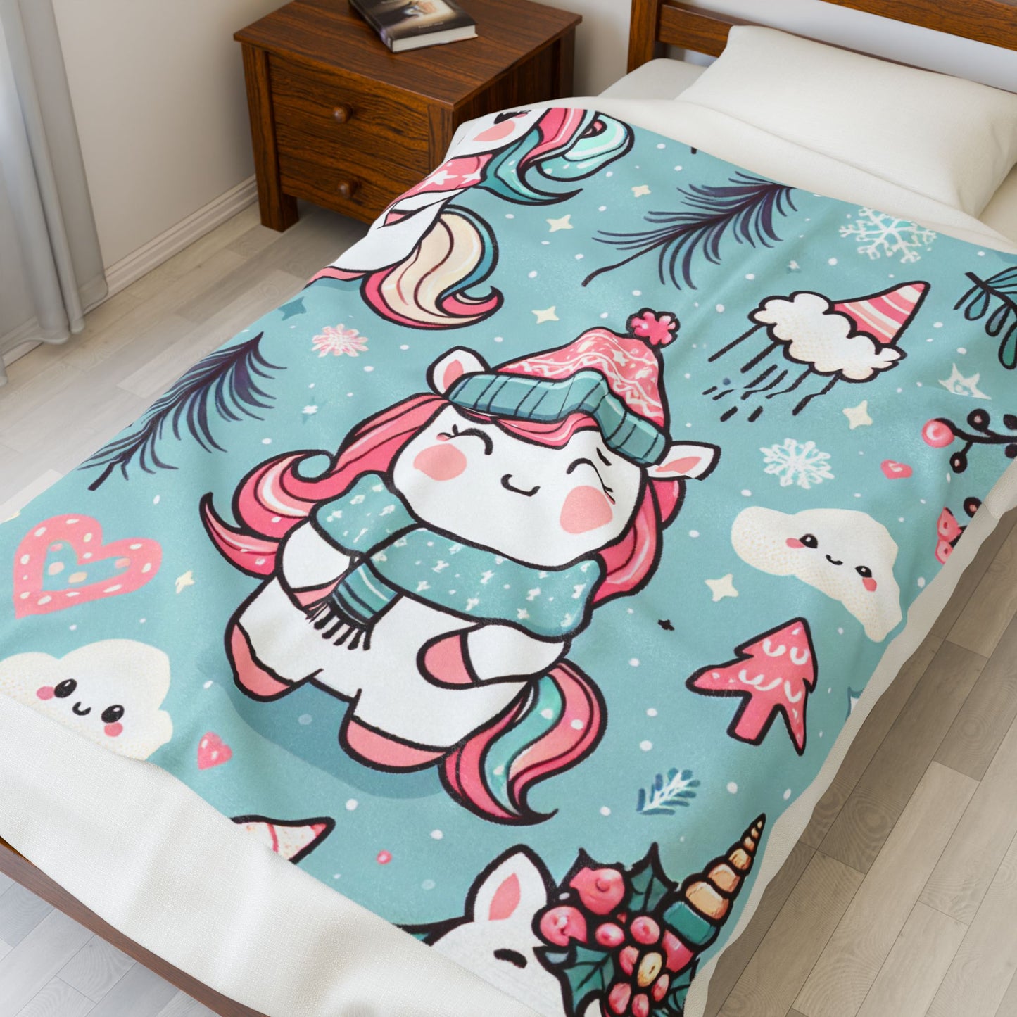 Cozy Unicorn Plush Blanket - Perfect for Kids & Winter Snuggles