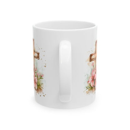 Christian "He is Risen" Ceramic Mug