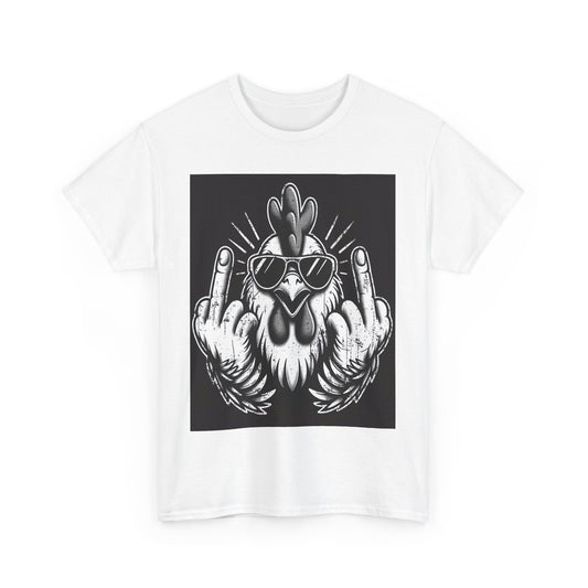 Graphic Chicken Humor Unisex Heavy Cotton Tee