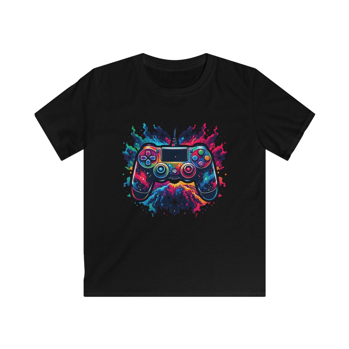 Galaxy Gamer Kids Tee - Colorful Controller Design