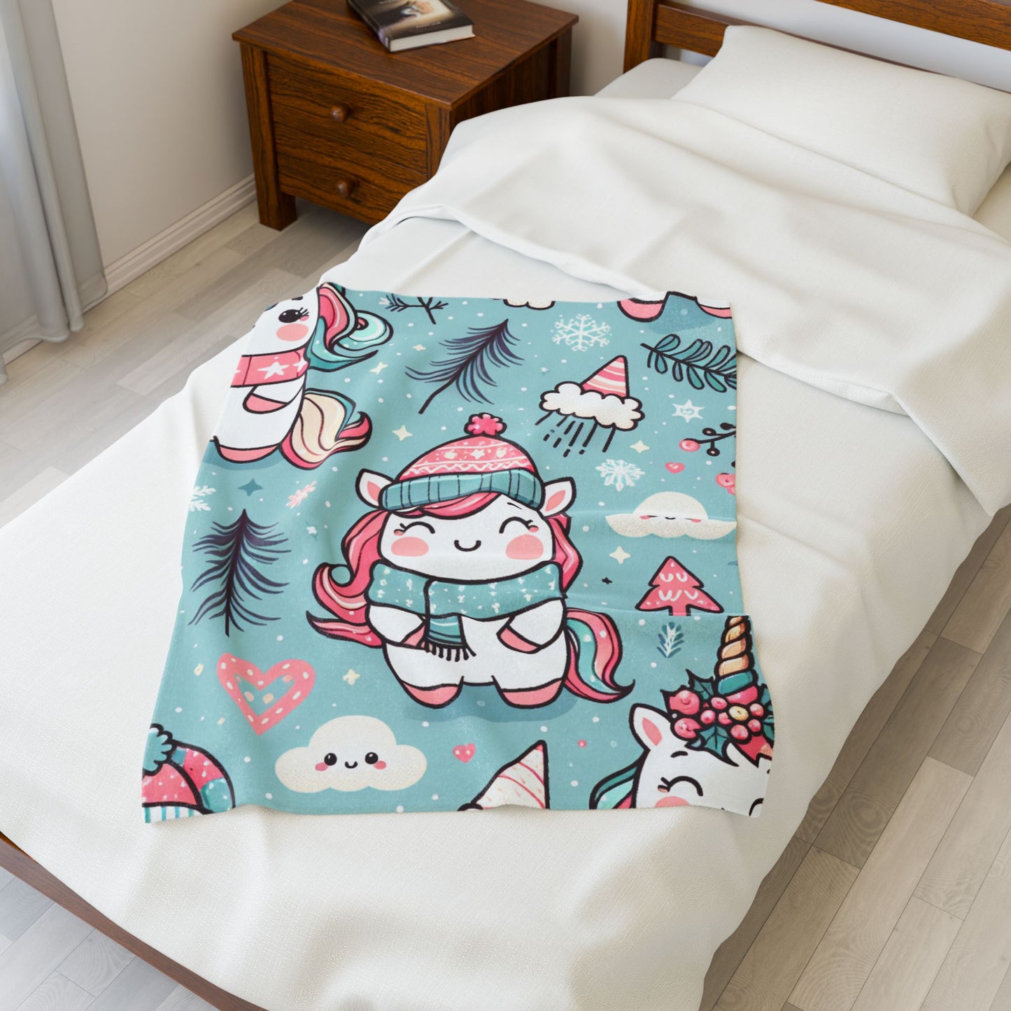 Cozy Unicorn Plush Blanket - Perfect for Kids & Winter Snuggles