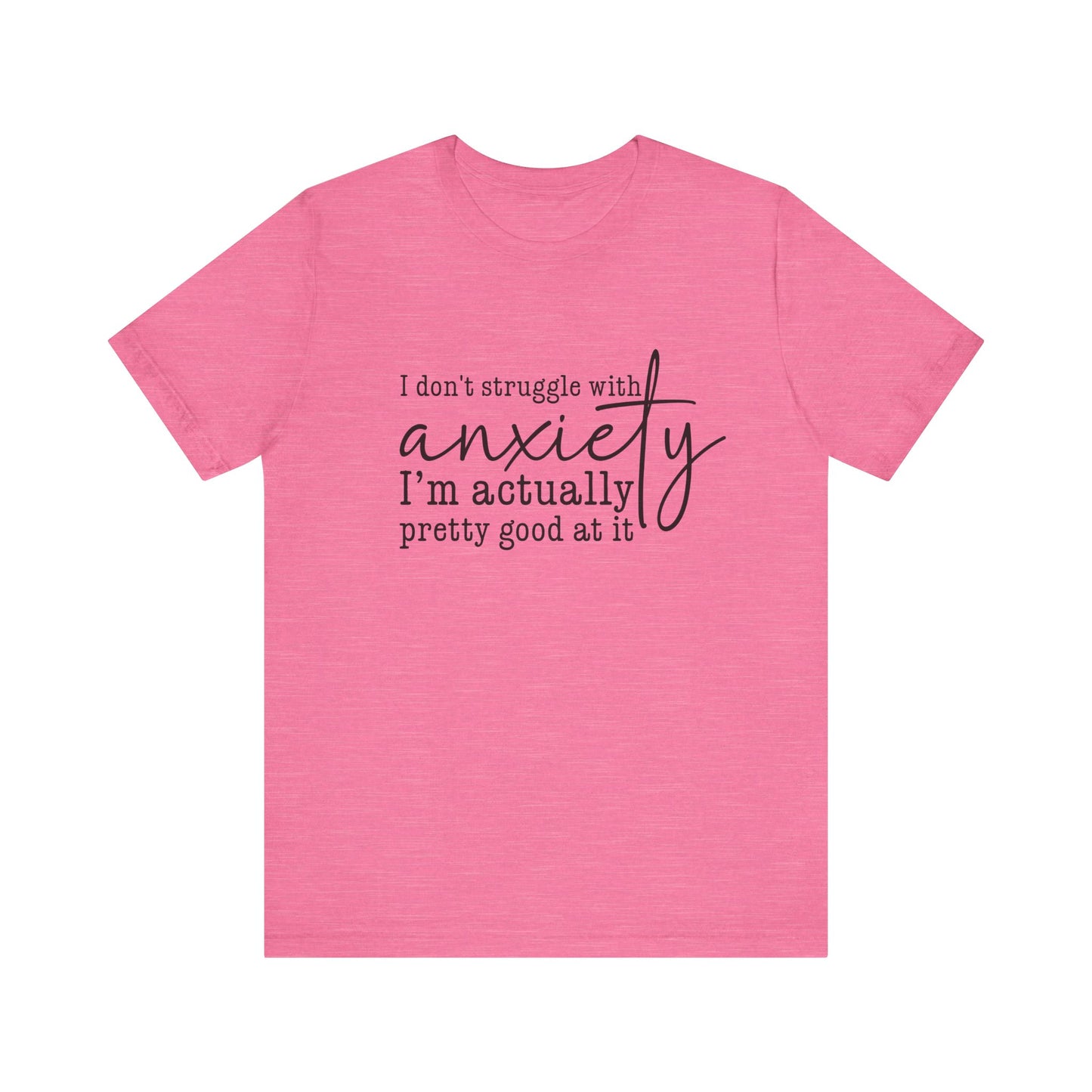 Funny Anxiety Awareness Unisex Jersey Short Sleeve Shirt
