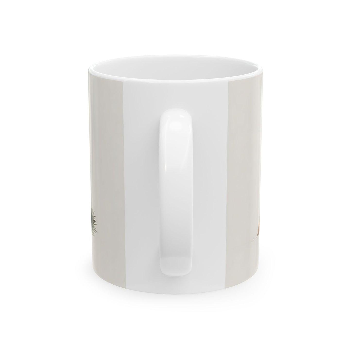 Festive Golden Retriever Ceramic Mug