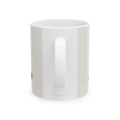 Festive Golden Retriever Ceramic Mug