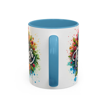 Floral Teacher Coffee Mug
