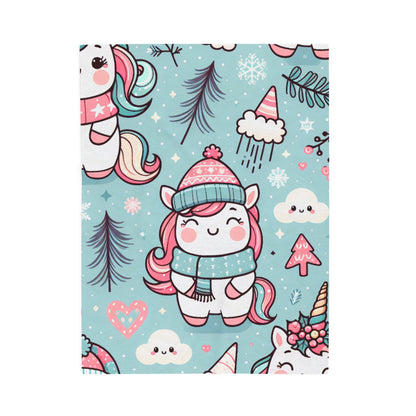 Cozy Unicorn Plush Blanket - Perfect for Kids & Winter Snuggles