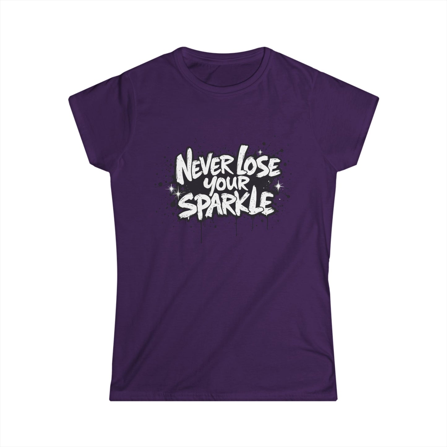 "Never Lose Your Sparkle" Women's Softstyle Tee