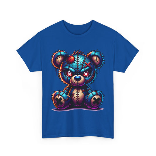 Vibrant Graphic Teddy Bear Unisex Heavy Cotton Tee