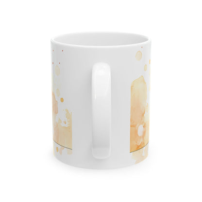 Festive Poodle Ceramic Mug