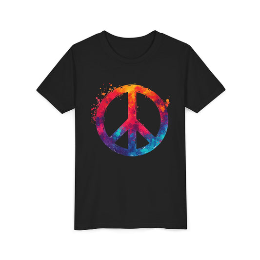 Youth Peace Symbol Short Sleeve Tee