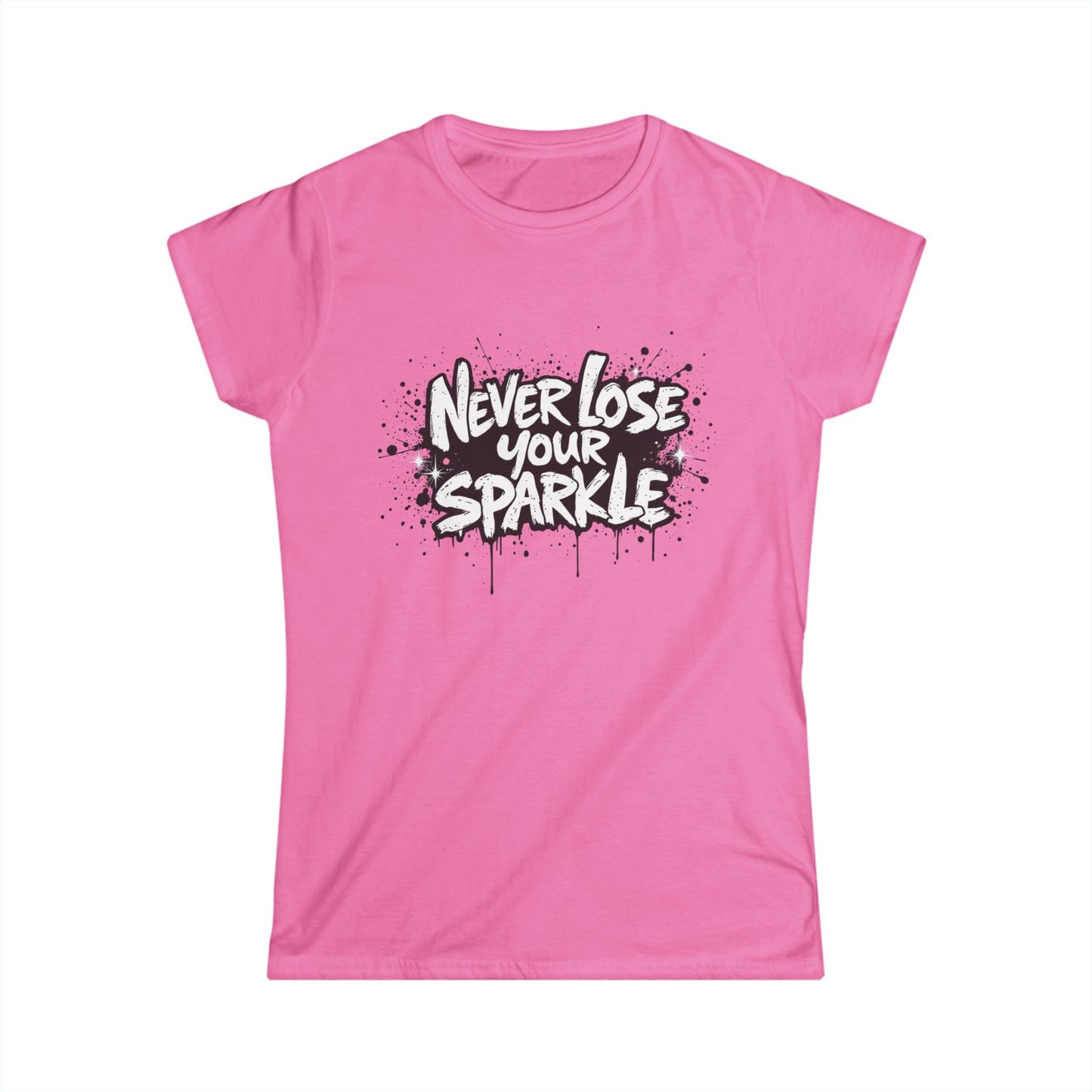 "Never Lose Your Sparkle" Women's Softstyle Tee