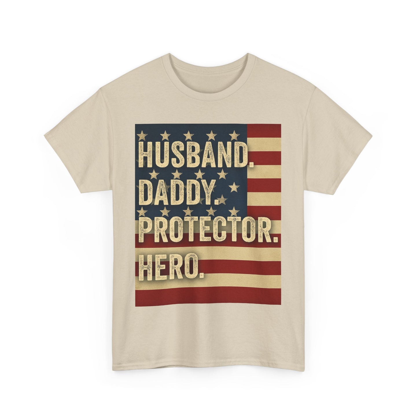 Patriotic Dad Unisex Heavy Cotton Tee