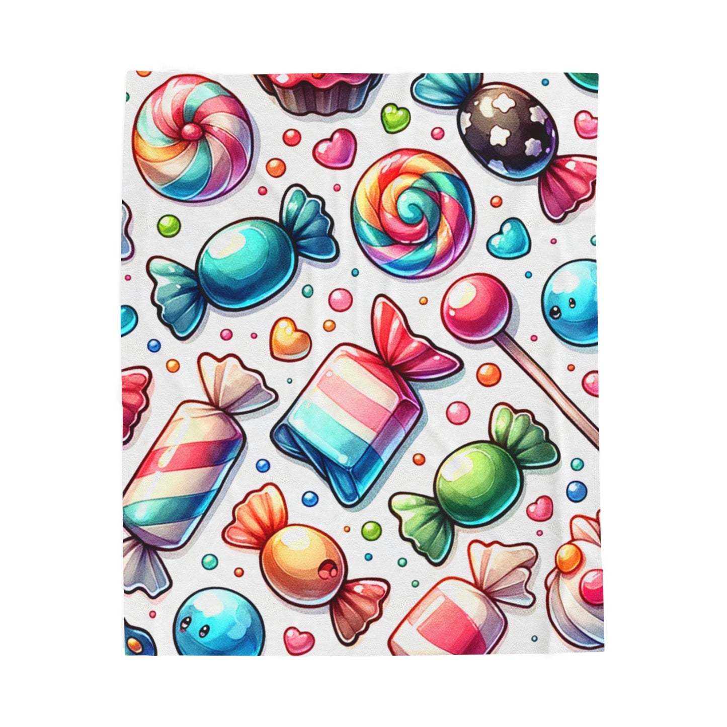 Sweet Treats Velveteen Plush Blanket
