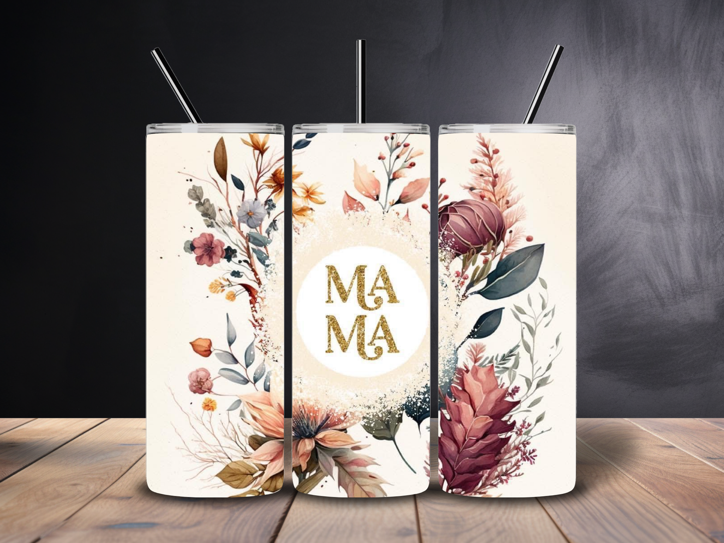 "MAMA" Stainless Steel Tumbler